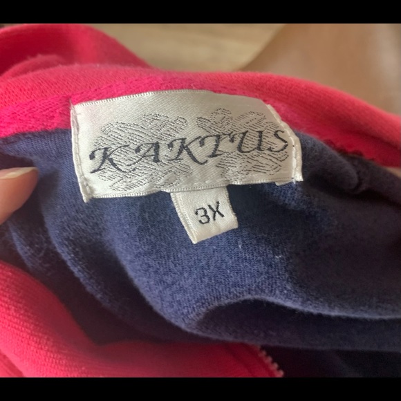 Kaktus velour jacket 3X - Picture 6 of 6